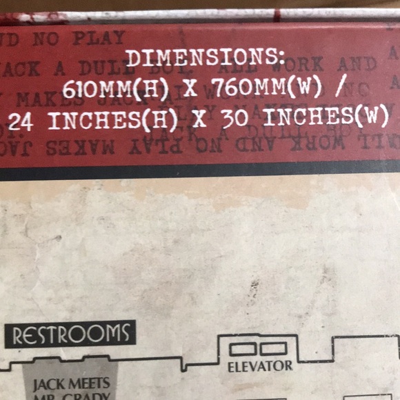 Paladone  THE SHINING 1000pc Puzzle 24 x 30” NEW SEALED - Picture 8 of 10